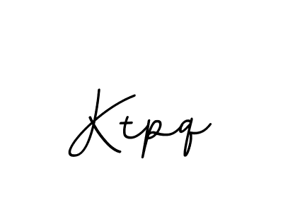 How to make Ktpq signature? BallpointsItalic-DORy9 is a professional autograph style. Create handwritten signature for Ktpq name. Ktpq signature style 11 images and pictures png