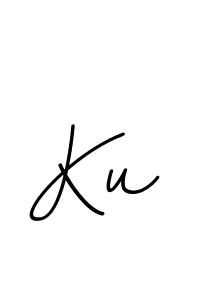 You should practise on your own different ways (BallpointsItalic-DORy9) to write your name (Ku) in signature. don't let someone else do it for you. Ku signature style 11 images and pictures png