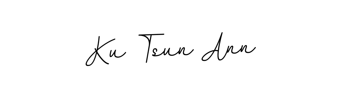 Ku Tsun Ann stylish signature style. Best Handwritten Sign (BallpointsItalic-DORy9) for my name. Handwritten Signature Collection Ideas for my name Ku Tsun Ann. Ku Tsun Ann signature style 11 images and pictures png