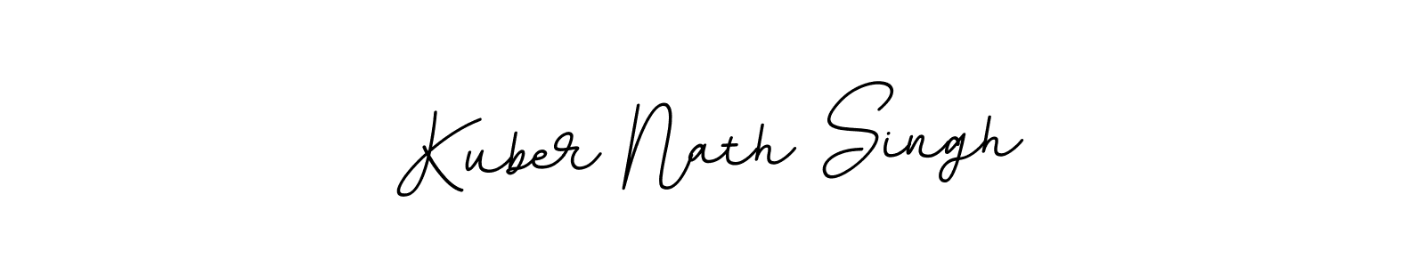 Create a beautiful signature design for name Kuber Nath Singh. With this signature (BallpointsItalic-DORy9) fonts, you can make a handwritten signature for free. Kuber Nath Singh signature style 11 images and pictures png