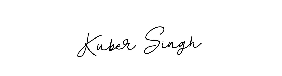 Use a signature maker to create a handwritten signature online. With this signature software, you can design (BallpointsItalic-DORy9) your own signature for name Kuber Singh. Kuber Singh signature style 11 images and pictures png