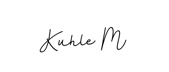 Kuhle M stylish signature style. Best Handwritten Sign (BallpointsItalic-DORy9) for my name. Handwritten Signature Collection Ideas for my name Kuhle M. Kuhle M signature style 11 images and pictures png