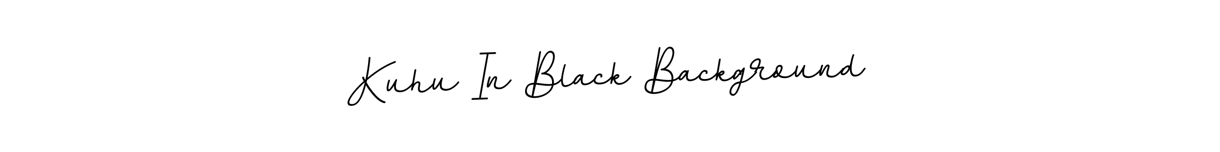 Also You can easily find your signature by using the search form. We will create Kuhu In Black Background name handwritten signature images for you free of cost using BallpointsItalic-DORy9 sign style. Kuhu In Black Background signature style 11 images and pictures png