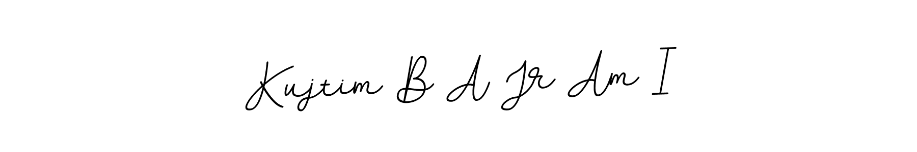 Make a beautiful signature design for name Kujtim B A Jr Am I. Use this online signature maker to create a handwritten signature for free. Kujtim B A Jr Am I signature style 11 images and pictures png