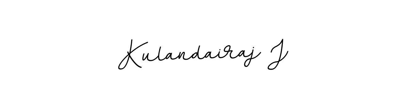 How to make Kulandairaj J name signature. Use BallpointsItalic-DORy9 style for creating short signs online. This is the latest handwritten sign. Kulandairaj J signature style 11 images and pictures png