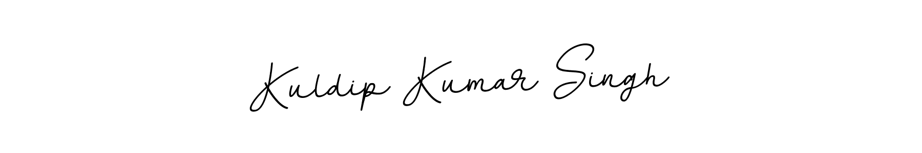 How to make Kuldip Kumar Singh name signature. Use BallpointsItalic-DORy9 style for creating short signs online. This is the latest handwritten sign. Kuldip Kumar Singh signature style 11 images and pictures png