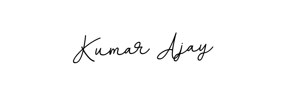 You should practise on your own different ways (BallpointsItalic-DORy9) to write your name (Kumar Ajay) in signature. don't let someone else do it for you. Kumar Ajay signature style 11 images and pictures png