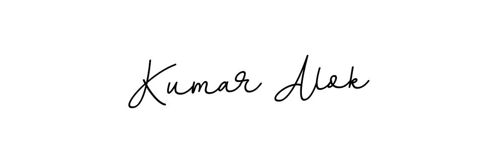 The best way (BallpointsItalic-DORy9) to make a short signature is to pick only two or three words in your name. The name Kumar Alok include a total of six letters. For converting this name. Kumar Alok signature style 11 images and pictures png