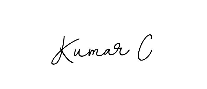 The best way (BallpointsItalic-DORy9) to make a short signature is to pick only two or three words in your name. The name Kumar C include a total of six letters. For converting this name. Kumar C signature style 11 images and pictures png