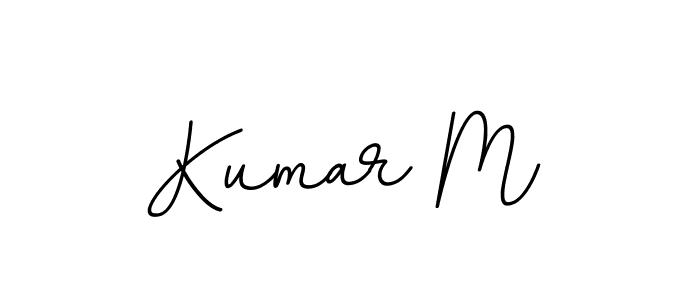 It looks lik you need a new signature style for name Kumar M. Design unique handwritten (BallpointsItalic-DORy9) signature with our free signature maker in just a few clicks. Kumar M signature style 11 images and pictures png