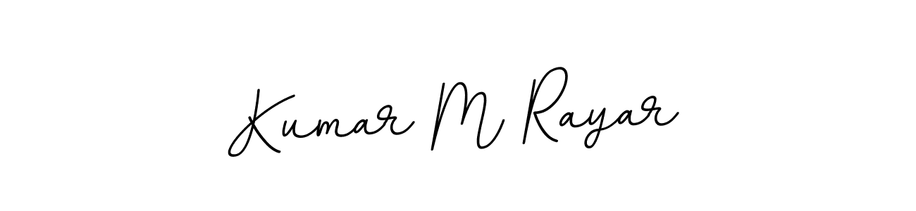 Kumar M Rayar stylish signature style. Best Handwritten Sign (BallpointsItalic-DORy9) for my name. Handwritten Signature Collection Ideas for my name Kumar M Rayar. Kumar M Rayar signature style 11 images and pictures png