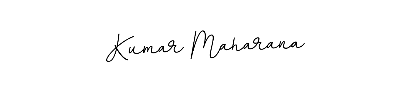 How to make Kumar Maharana name signature. Use BallpointsItalic-DORy9 style for creating short signs online. This is the latest handwritten sign. Kumar Maharana signature style 11 images and pictures png