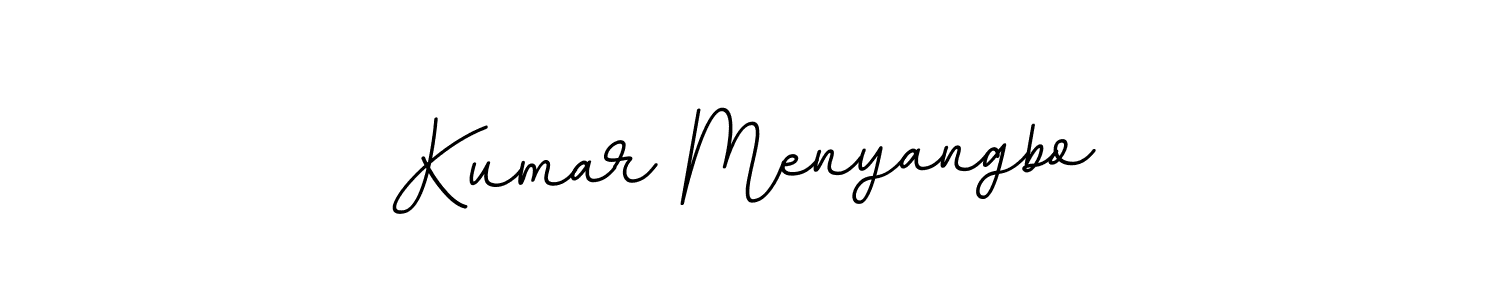 Make a beautiful signature design for name Kumar Menyangbo. With this signature (BallpointsItalic-DORy9) style, you can create a handwritten signature for free. Kumar Menyangbo signature style 11 images and pictures png