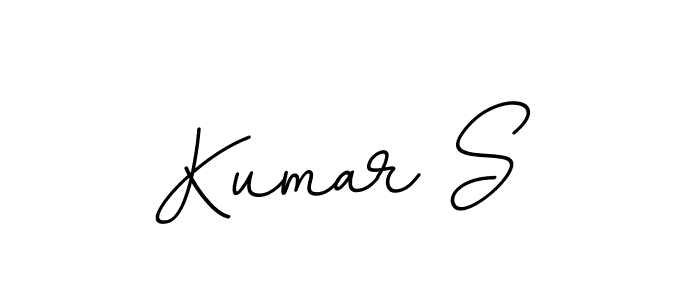 You should practise on your own different ways (BallpointsItalic-DORy9) to write your name (Kumar S) in signature. don't let someone else do it for you. Kumar S signature style 11 images and pictures png
