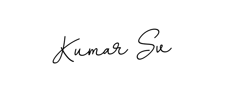 How to make Kumar Sv signature? BallpointsItalic-DORy9 is a professional autograph style. Create handwritten signature for Kumar Sv name. Kumar Sv signature style 11 images and pictures png