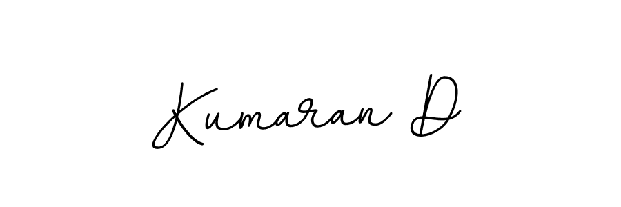 Make a beautiful signature design for name Kumaran D. With this signature (BallpointsItalic-DORy9) style, you can create a handwritten signature for free. Kumaran D signature style 11 images and pictures png