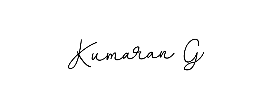 Design your own signature with our free online signature maker. With this signature software, you can create a handwritten (BallpointsItalic-DORy9) signature for name Kumaran G. Kumaran G signature style 11 images and pictures png