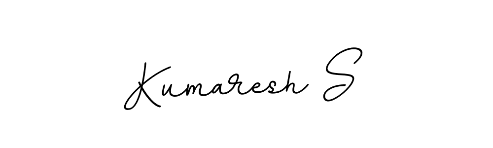 Make a beautiful signature design for name Kumaresh S. With this signature (BallpointsItalic-DORy9) style, you can create a handwritten signature for free. Kumaresh S signature style 11 images and pictures png