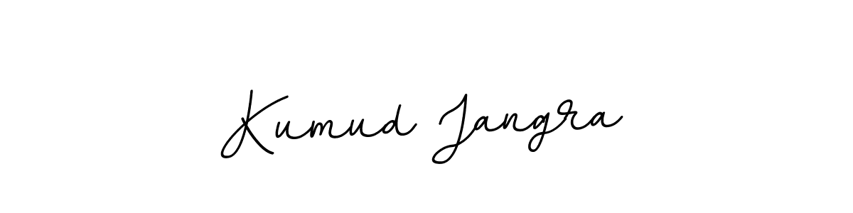 You should practise on your own different ways (BallpointsItalic-DORy9) to write your name (Kumud Jangra) in signature. don't let someone else do it for you. Kumud Jangra signature style 11 images and pictures png