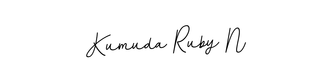 Make a beautiful signature design for name Kumuda Ruby N. Use this online signature maker to create a handwritten signature for free. Kumuda Ruby N signature style 11 images and pictures png