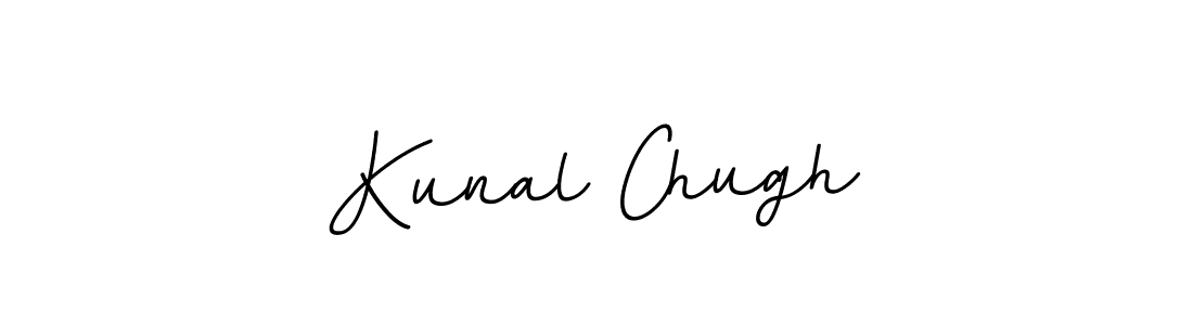 Make a beautiful signature design for name Kunal Chugh. With this signature (BallpointsItalic-DORy9) style, you can create a handwritten signature for free. Kunal Chugh signature style 11 images and pictures png