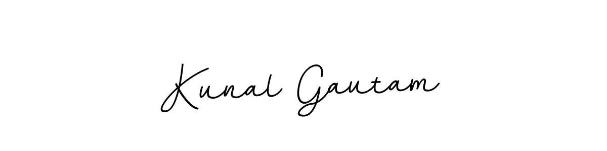 The best way (BallpointsItalic-DORy9) to make a short signature is to pick only two or three words in your name. The name Kunal Gautam include a total of six letters. For converting this name. Kunal Gautam signature style 11 images and pictures png