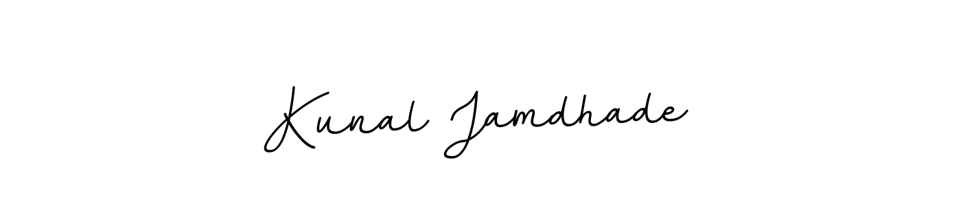 Create a beautiful signature design for name Kunal Jamdhade. With this signature (BallpointsItalic-DORy9) fonts, you can make a handwritten signature for free. Kunal Jamdhade signature style 11 images and pictures png