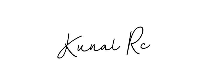 Make a beautiful signature design for name Kunal Rc. With this signature (BallpointsItalic-DORy9) style, you can create a handwritten signature for free. Kunal Rc signature style 11 images and pictures png