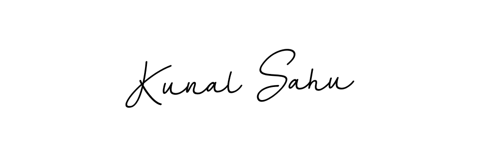 Make a beautiful signature design for name Kunal Sahu. With this signature (BallpointsItalic-DORy9) style, you can create a handwritten signature for free. Kunal Sahu signature style 11 images and pictures png