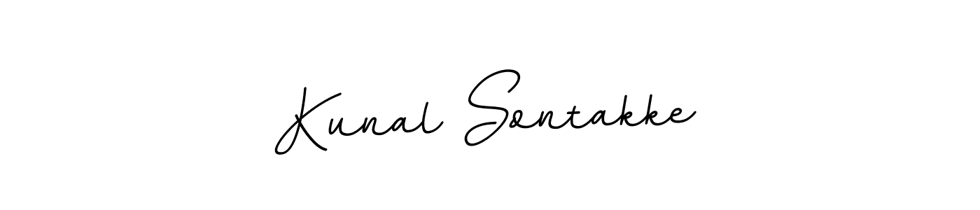 This is the best signature style for the Kunal Sontakke name. Also you like these signature font (BallpointsItalic-DORy9). Mix name signature. Kunal Sontakke signature style 11 images and pictures png