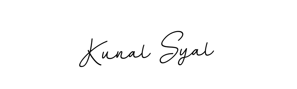 Similarly BallpointsItalic-DORy9 is the best handwritten signature design. Signature creator online .You can use it as an online autograph creator for name Kunal Syal. Kunal Syal signature style 11 images and pictures png