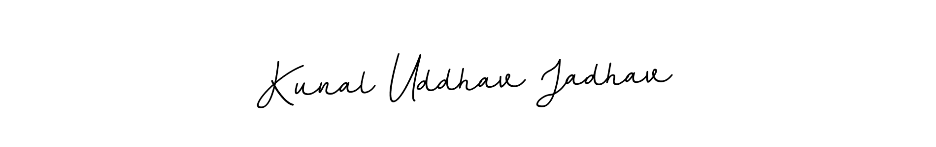 It looks lik you need a new signature style for name Kunal Uddhav Jadhav. Design unique handwritten (BallpointsItalic-DORy9) signature with our free signature maker in just a few clicks. Kunal Uddhav Jadhav signature style 11 images and pictures png