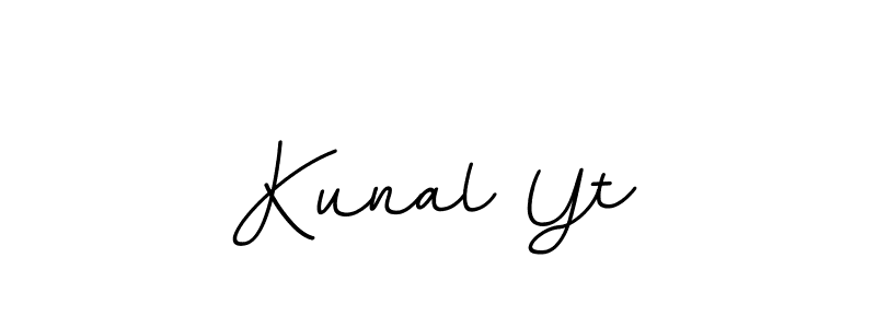 if you are searching for the best signature style for your name Kunal Yt. so please give up your signature search. here we have designed multiple signature styles  using BallpointsItalic-DORy9. Kunal Yt signature style 11 images and pictures png