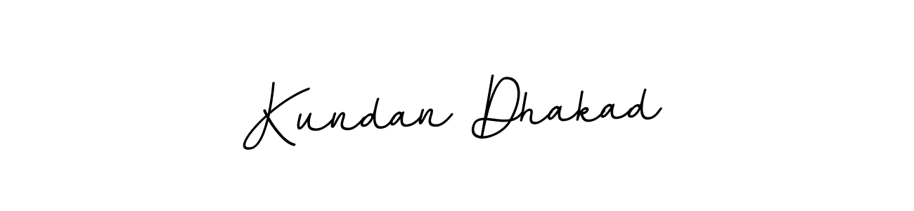You should practise on your own different ways (BallpointsItalic-DORy9) to write your name (Kundan Dhakad) in signature. don't let someone else do it for you. Kundan Dhakad signature style 11 images and pictures png