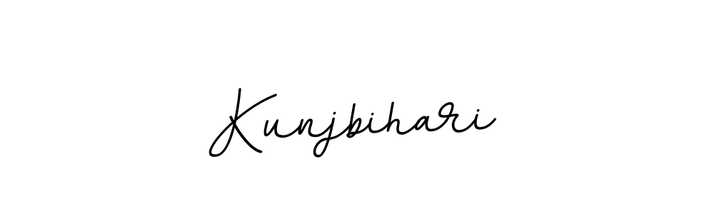 Use a signature maker to create a handwritten signature online. With this signature software, you can design (BallpointsItalic-DORy9) your own signature for name Kunjbihari. Kunjbihari signature style 11 images and pictures png