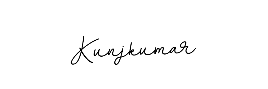 Kunjkumar stylish signature style. Best Handwritten Sign (BallpointsItalic-DORy9) for my name. Handwritten Signature Collection Ideas for my name Kunjkumar. Kunjkumar signature style 11 images and pictures png