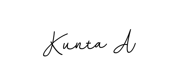 Also You can easily find your signature by using the search form. We will create Kunta A name handwritten signature images for you free of cost using BallpointsItalic-DORy9 sign style. Kunta A signature style 11 images and pictures png