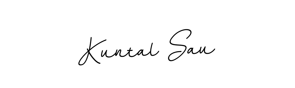 Kuntal Sau stylish signature style. Best Handwritten Sign (BallpointsItalic-DORy9) for my name. Handwritten Signature Collection Ideas for my name Kuntal Sau. Kuntal Sau signature style 11 images and pictures png