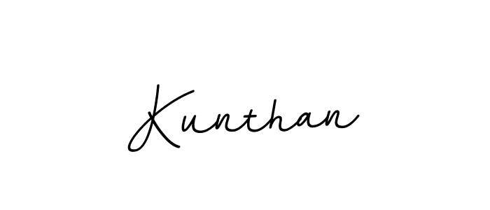 Design your own signature with our free online signature maker. With this signature software, you can create a handwritten (BallpointsItalic-DORy9) signature for name Kunthan. Kunthan signature style 11 images and pictures png