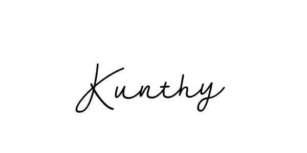 Make a beautiful signature design for name Kunthy. With this signature (BallpointsItalic-DORy9) style, you can create a handwritten signature for free. Kunthy signature style 11 images and pictures png