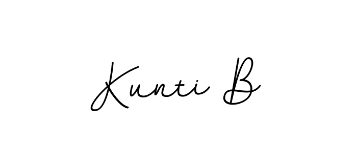 How to Draw Kunti B signature style? BallpointsItalic-DORy9 is a latest design signature styles for name Kunti B. Kunti B signature style 11 images and pictures png