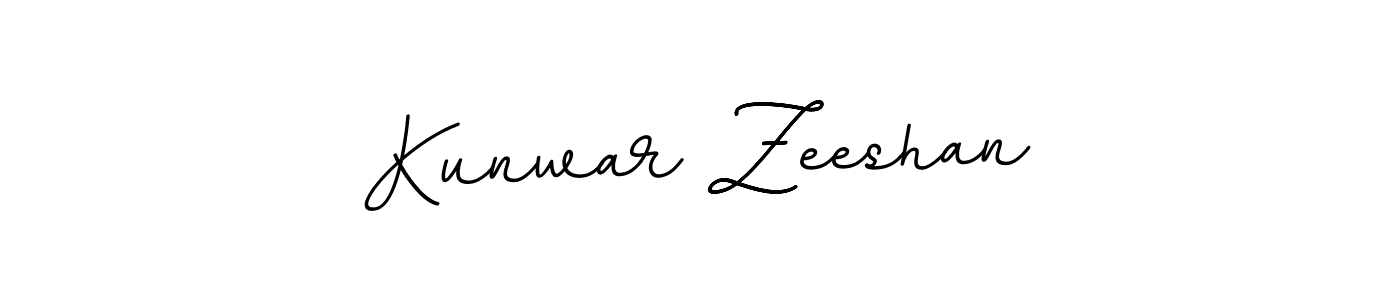 Make a beautiful signature design for name Kunwar Zeeshan. With this signature (BallpointsItalic-DORy9) style, you can create a handwritten signature for free. Kunwar Zeeshan signature style 11 images and pictures png