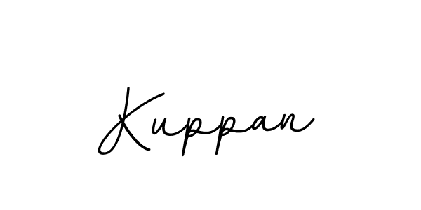 Make a beautiful signature design for name Kuppan. With this signature (BallpointsItalic-DORy9) style, you can create a handwritten signature for free. Kuppan signature style 11 images and pictures png