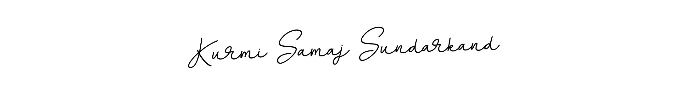 Make a beautiful signature design for name Kurmi Samaj Sundarkand. With this signature (BallpointsItalic-DORy9) style, you can create a handwritten signature for free. Kurmi Samaj Sundarkand signature style 11 images and pictures png