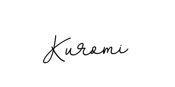 How to Draw Kuromi signature style? BallpointsItalic-DORy9 is a latest design signature styles for name Kuromi. Kuromi signature style 11 images and pictures png