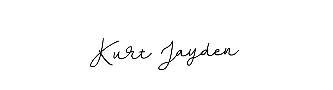 Design your own signature with our free online signature maker. With this signature software, you can create a handwritten (BallpointsItalic-DORy9) signature for name Kurt Jayden. Kurt Jayden signature style 11 images and pictures png