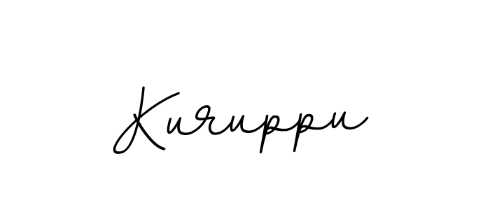 How to make Kuruppu name signature. Use BallpointsItalic-DORy9 style for creating short signs online. This is the latest handwritten sign. Kuruppu signature style 11 images and pictures png