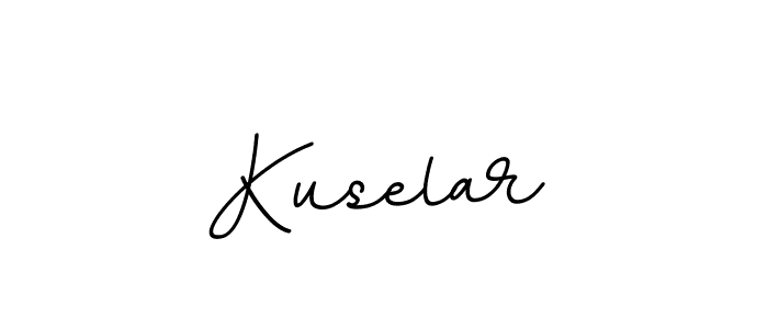 Use a signature maker to create a handwritten signature online. With this signature software, you can design (BallpointsItalic-DORy9) your own signature for name Kuselar. Kuselar signature style 11 images and pictures png