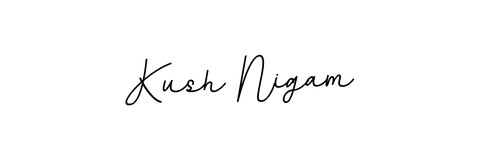 How to make Kush Nigam signature? BallpointsItalic-DORy9 is a professional autograph style. Create handwritten signature for Kush Nigam name. Kush Nigam signature style 11 images and pictures png