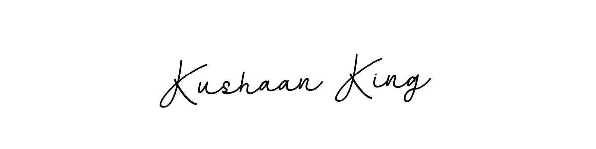 Create a beautiful signature design for name Kushaan King. With this signature (BallpointsItalic-DORy9) fonts, you can make a handwritten signature for free. Kushaan King signature style 11 images and pictures png